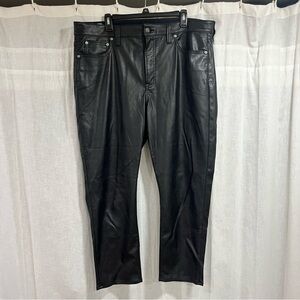 Gap Faux Leather Vintage Slim High Rise Pants